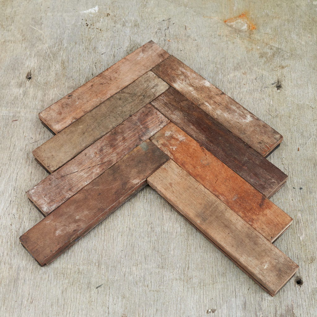 Reclaimed Iroko Parquet Block-137749