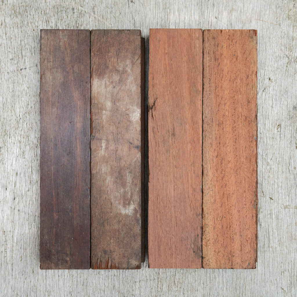 Reclaimed Iroko Parquet Block-137752