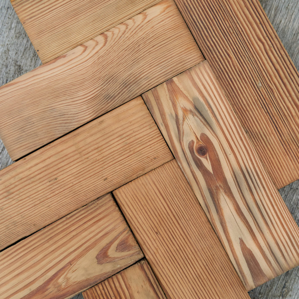 Reclaimed Pitch Pine Parquet block-137785