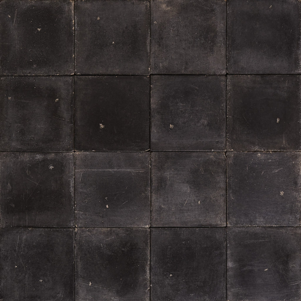Black 6 inch quarry tiles-0