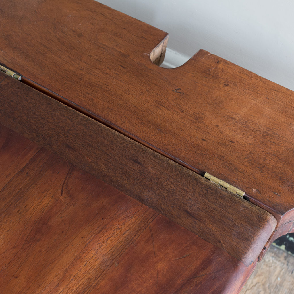 Victorian mahogany toilet seat and brackets,-138311