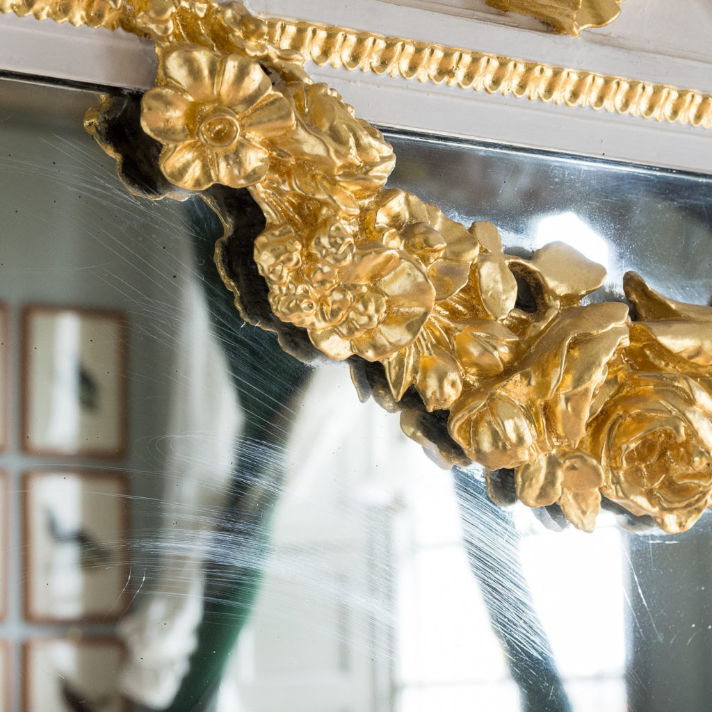 Louis XVI style parcel-gilt boiserie mirror,-138714