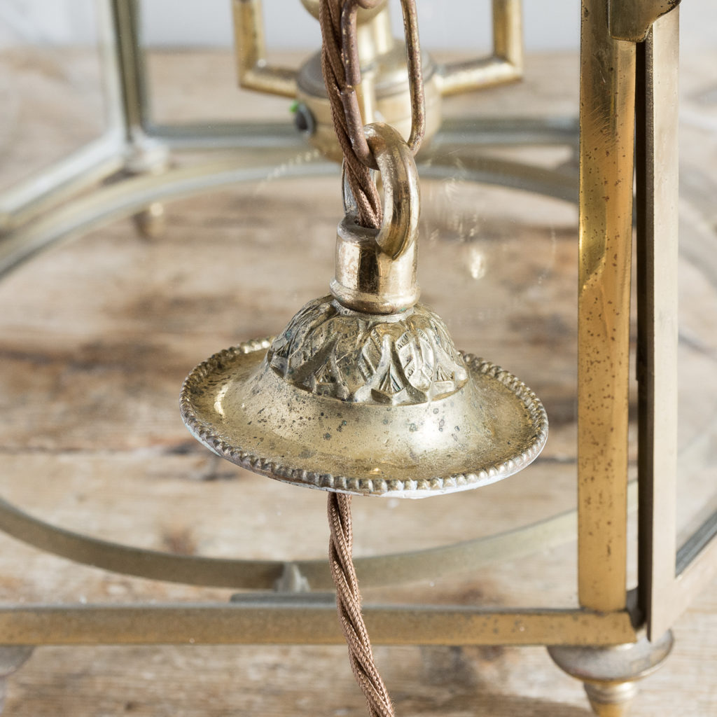 Regency style gilt brass hall lantern, -138248