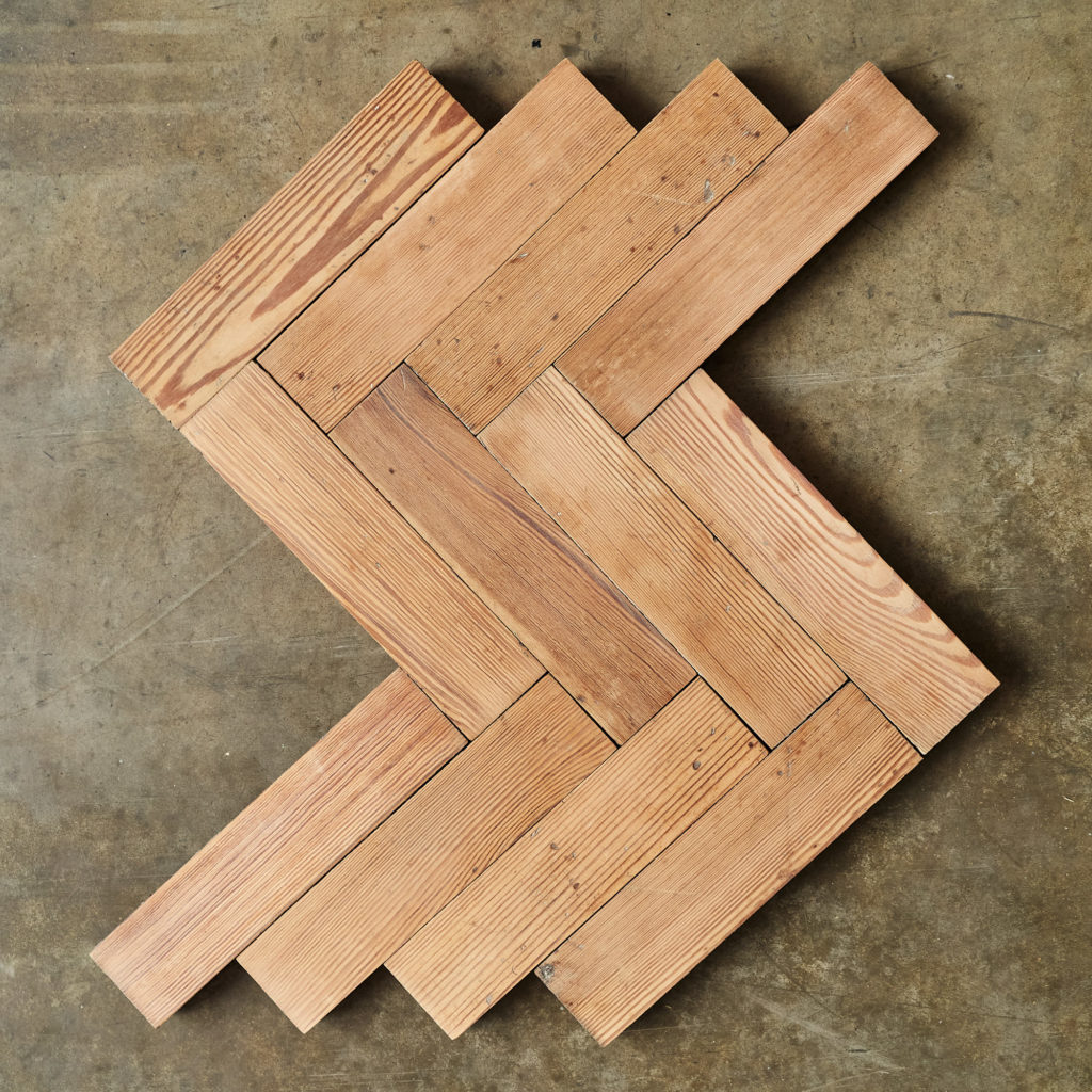 Pitch Pine Parquet Block-138374