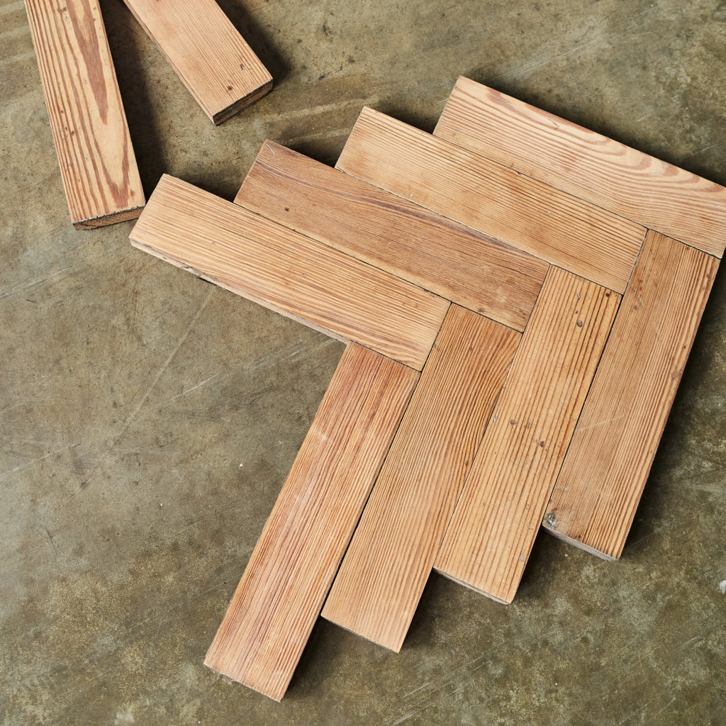 Pitch Pine Parquet Block-138384