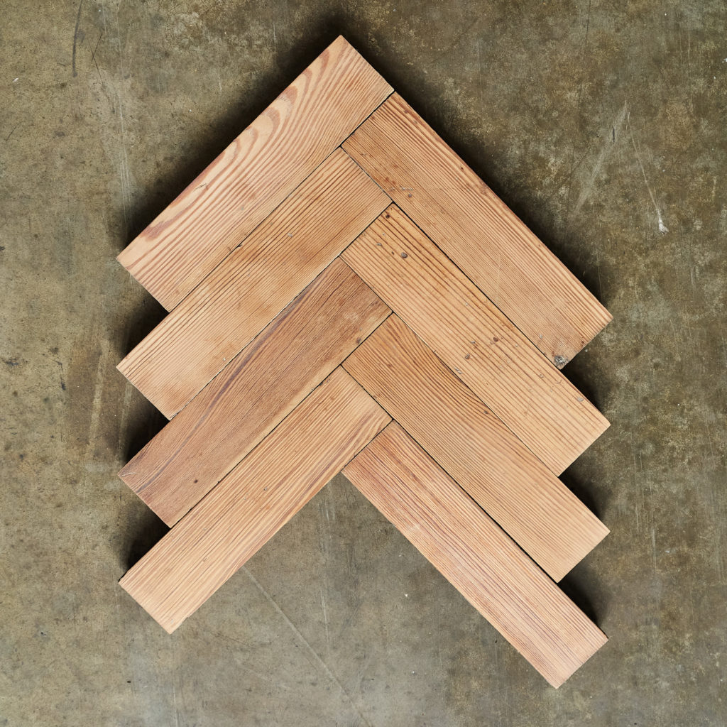 Pitch Pine Parquet Block-138385