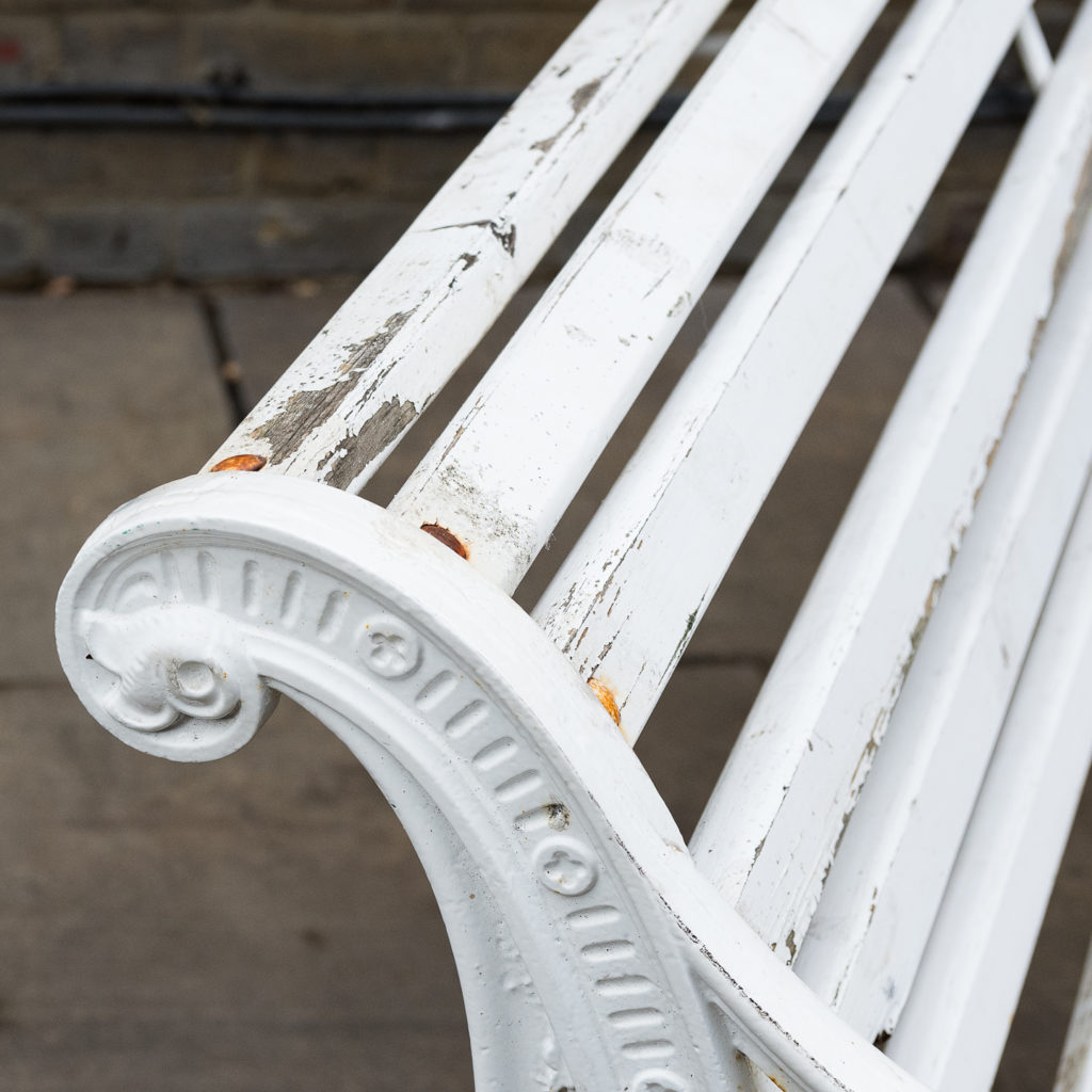 Victorian cast iron garden bench, -138979