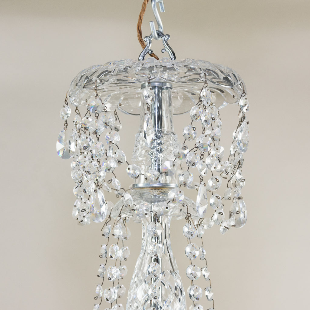 Regency style glass chandelier,-138895