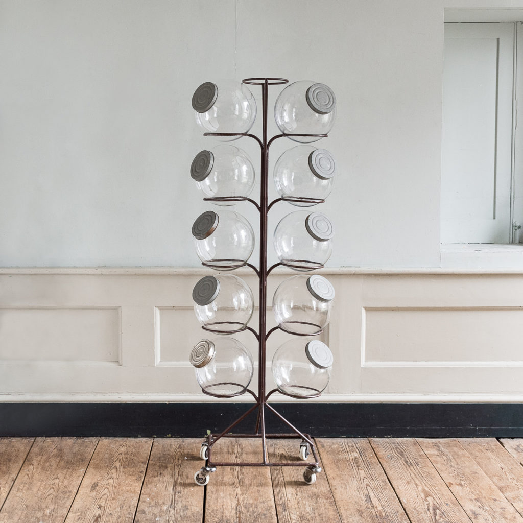 French ‘bonbonerie’ storage stand,