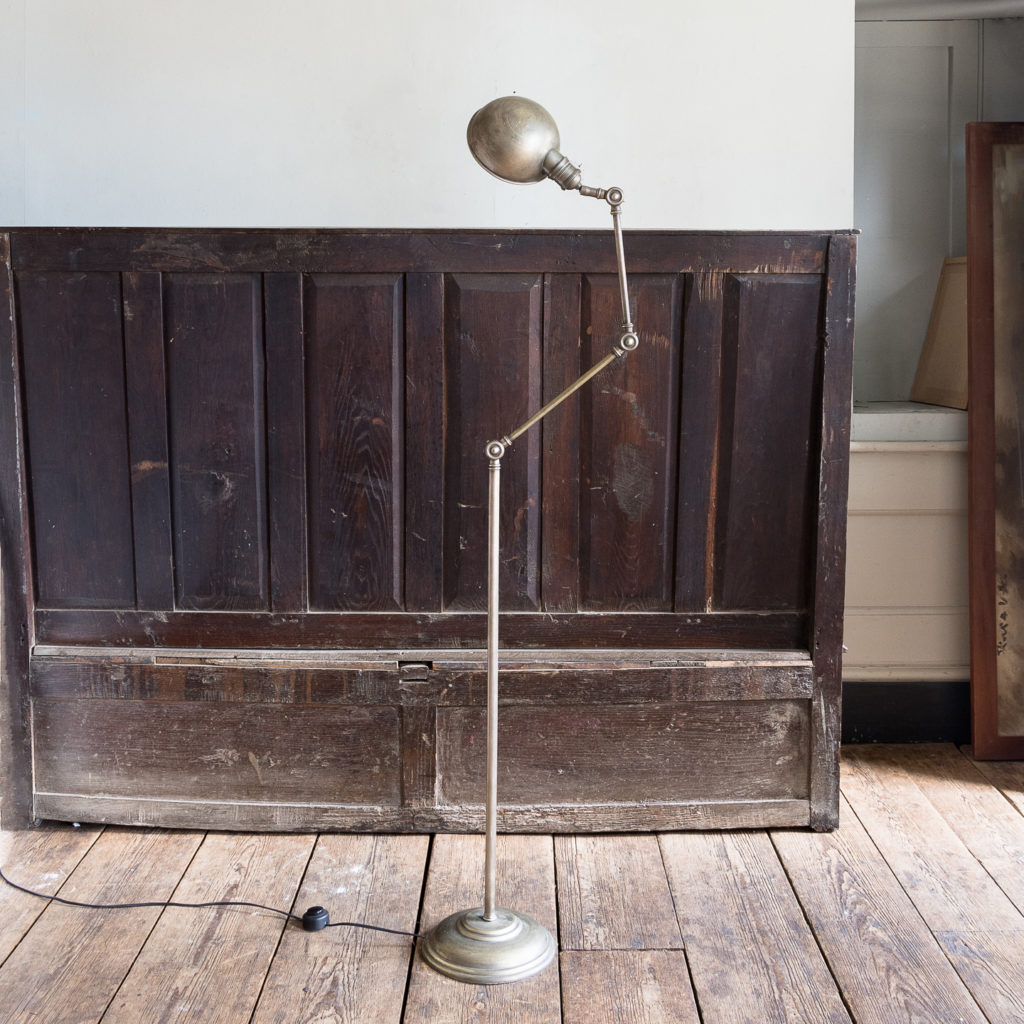 Industrial articulated floor lamp,