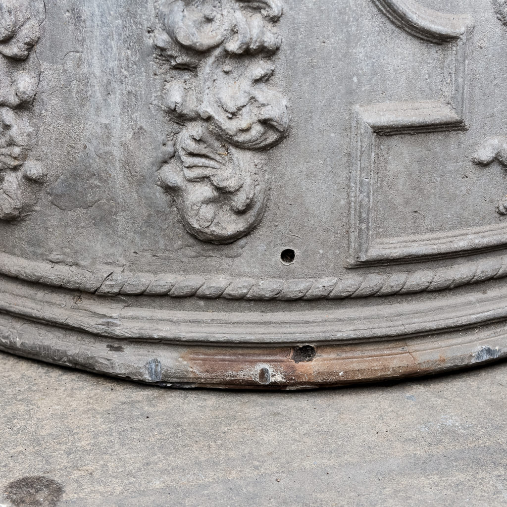 Pair of eighteenth century style lead circular planters, -138961
