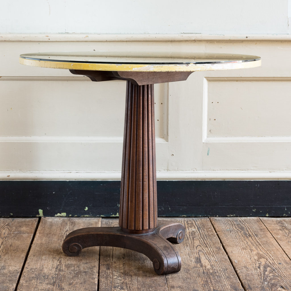 Regency style marbleised ‘specimen’ table,
