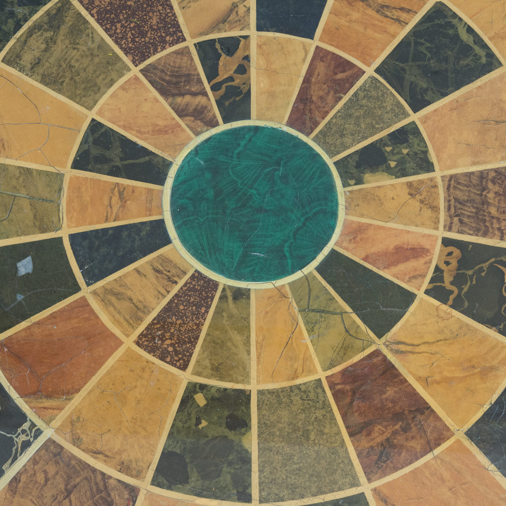 Regency style marbleised ‘specimen’ table,-139477