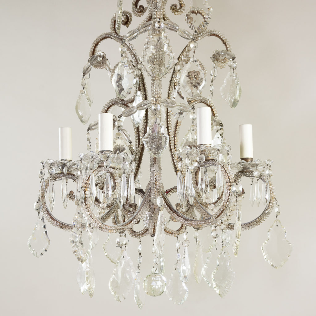Pair of early twentieth century French chandeliers, -139206