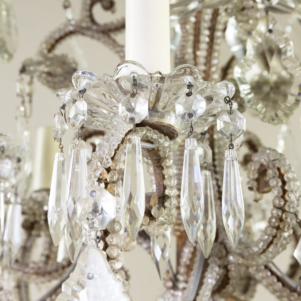 Pair of early twentieth century French chandeliers, -139207