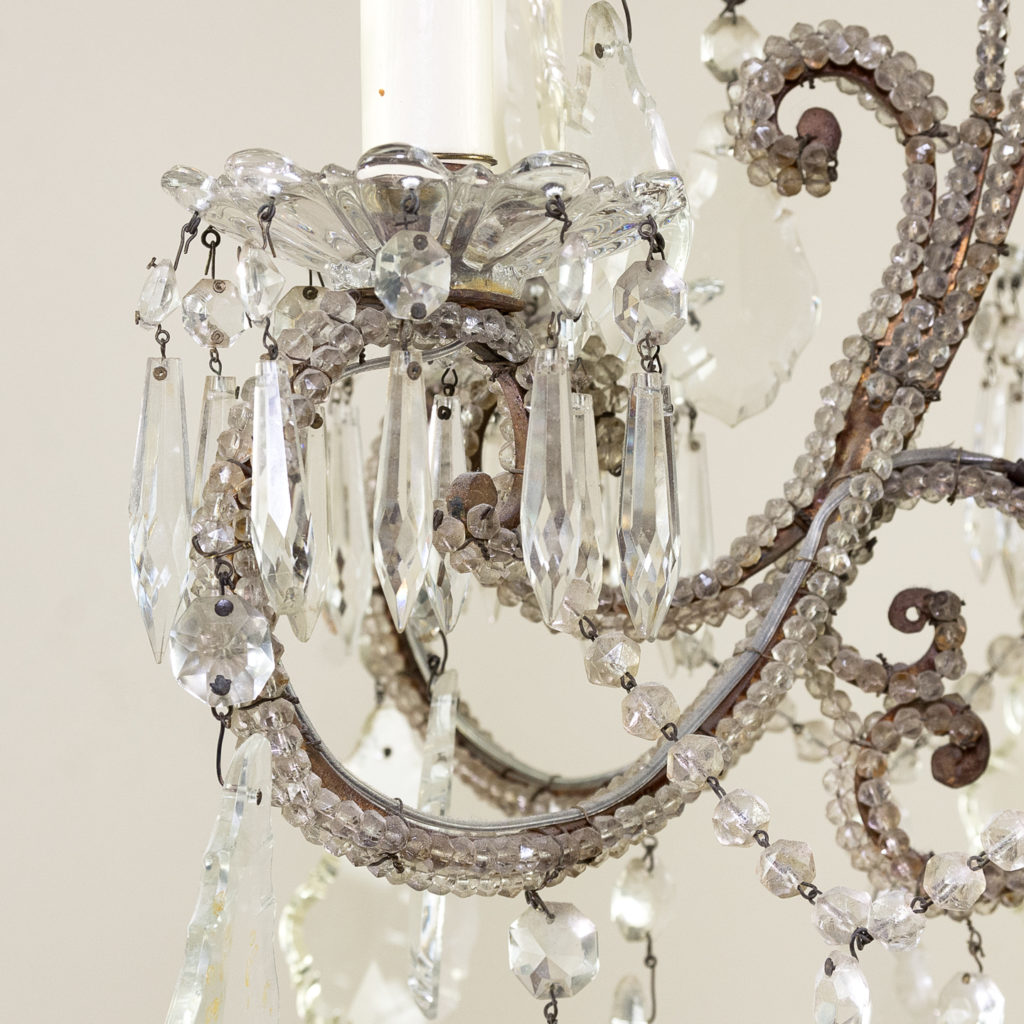 Pair of early twentieth century French chandeliers, -139203