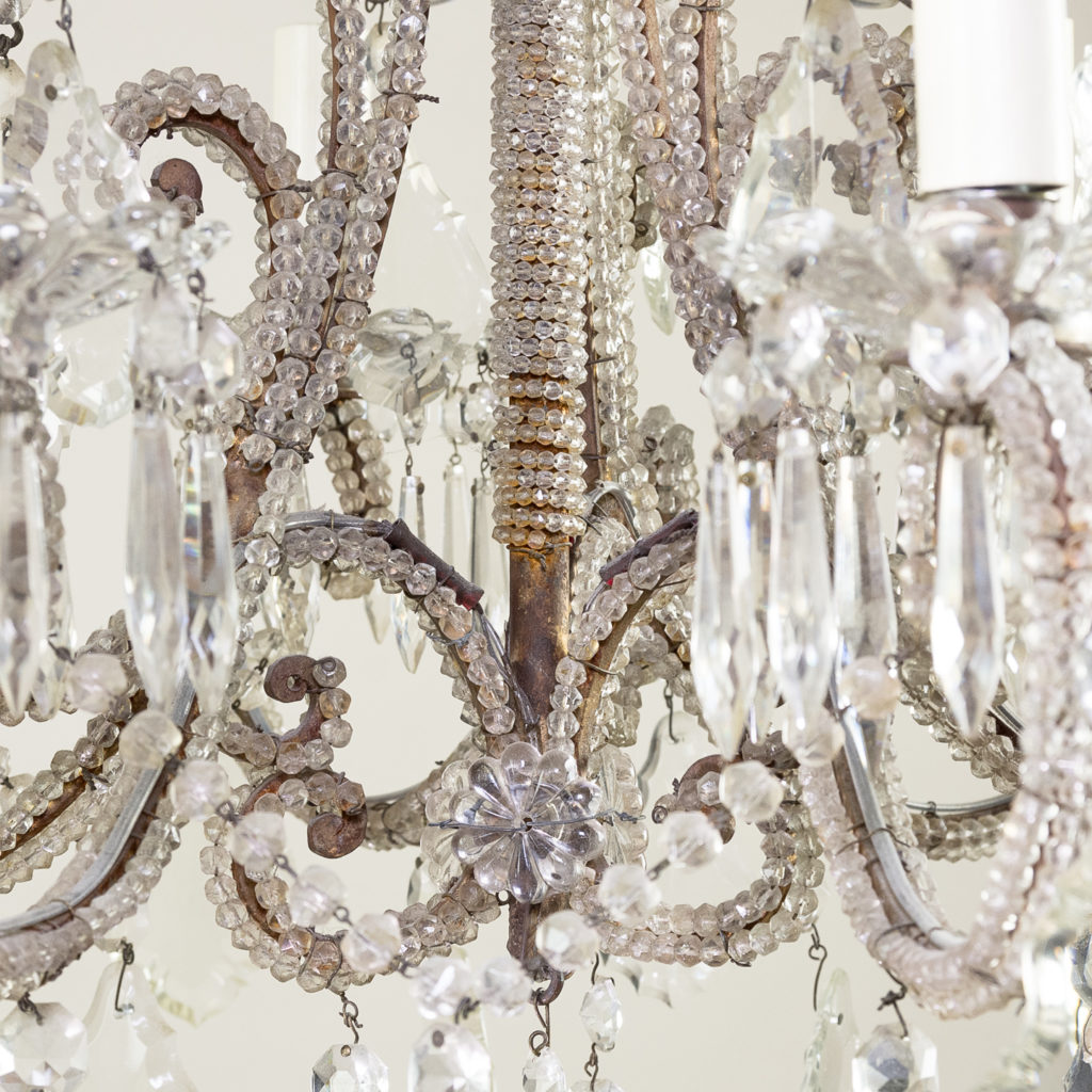 Pair of early twentieth century French chandeliers, -139204