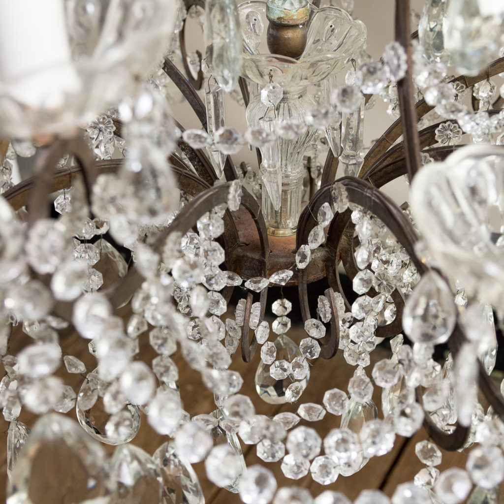 Twentieth century Continental eighteen light moulded glass chandelier, -139170