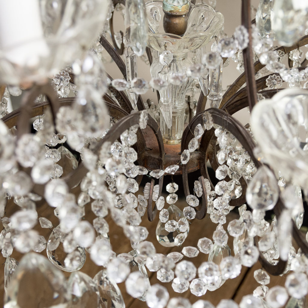 Twentieth century Continental eighteen light moulded glass chandelier, -139170