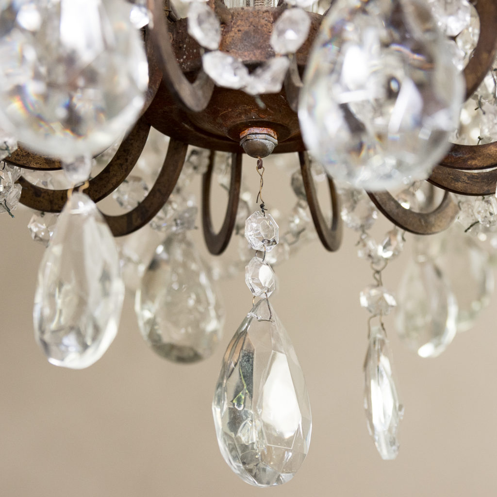 Twentieth century Continental eighteen light moulded glass chandelier, -139172