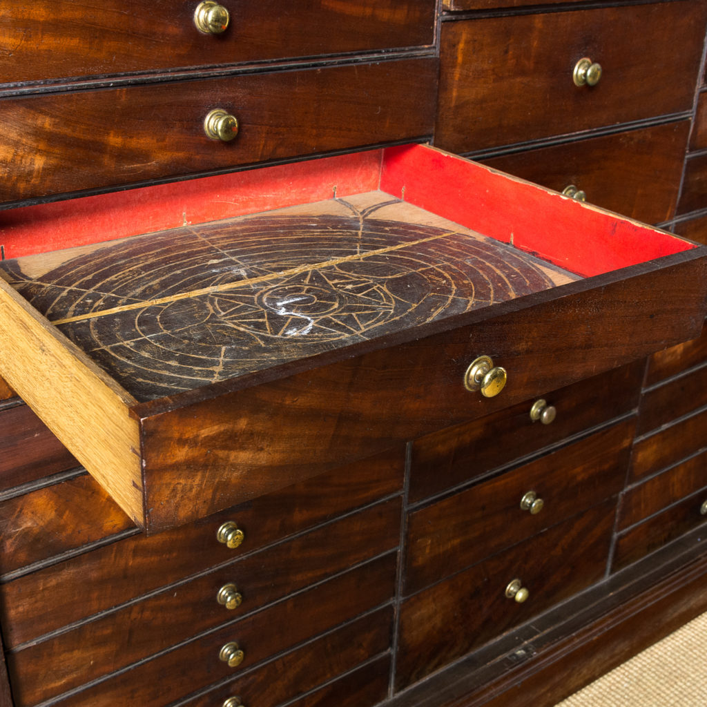 George III mahogany bookcase, -140105