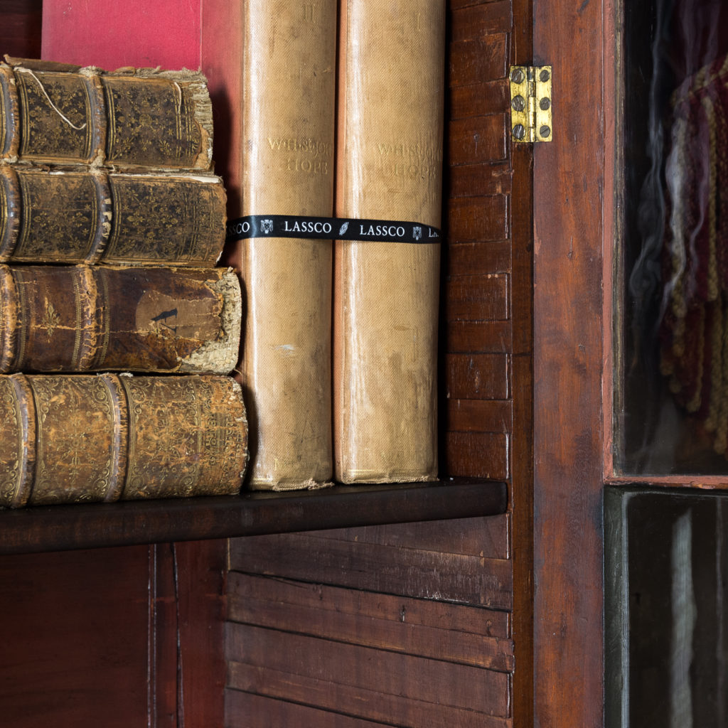 George III mahogany bookcase, -140116