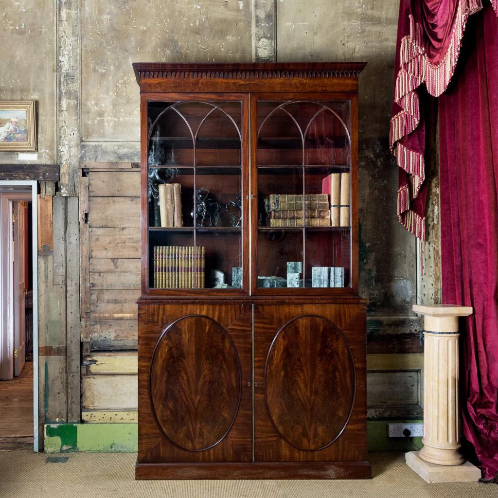 George III mahogany bookcase