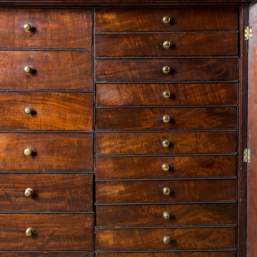 George III mahogany bookcase, -140101