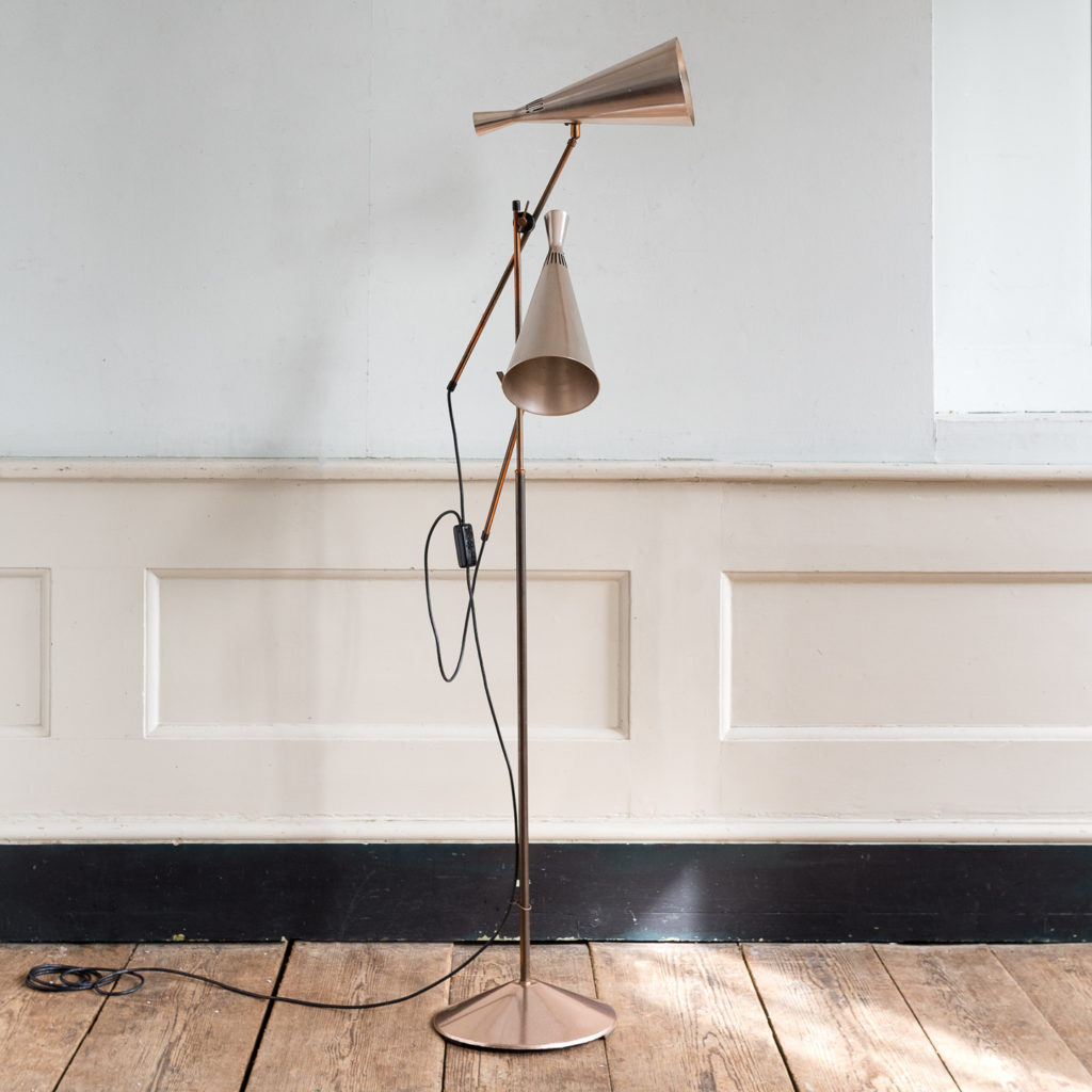 Mid-century cone floor lamp,