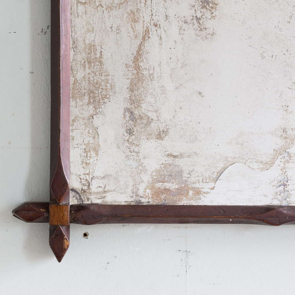 Victorian oak ‘Oxford’ mirror,-140308