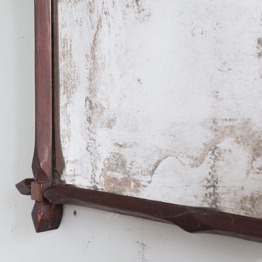 Victorian oak ‘Oxford’ mirror,-140309