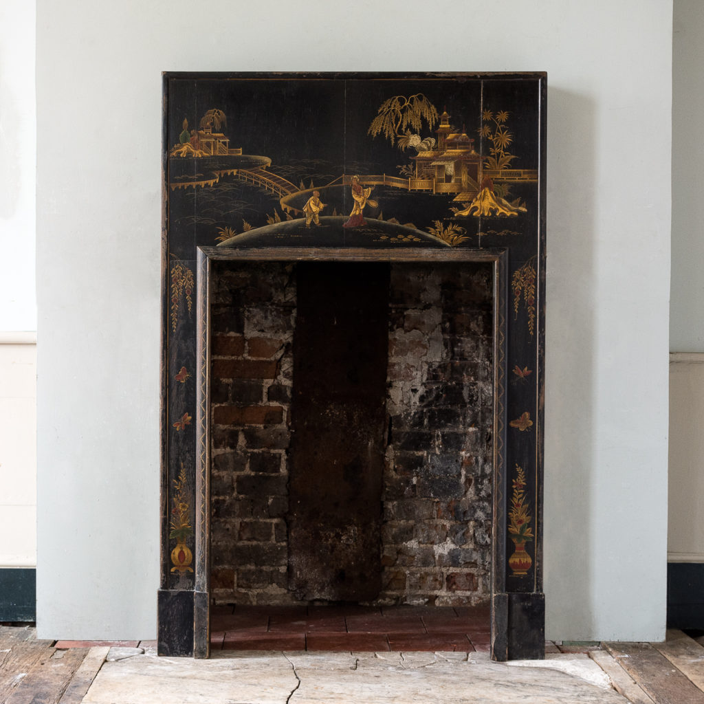 1920s Chinoiserie Revival fire surround,