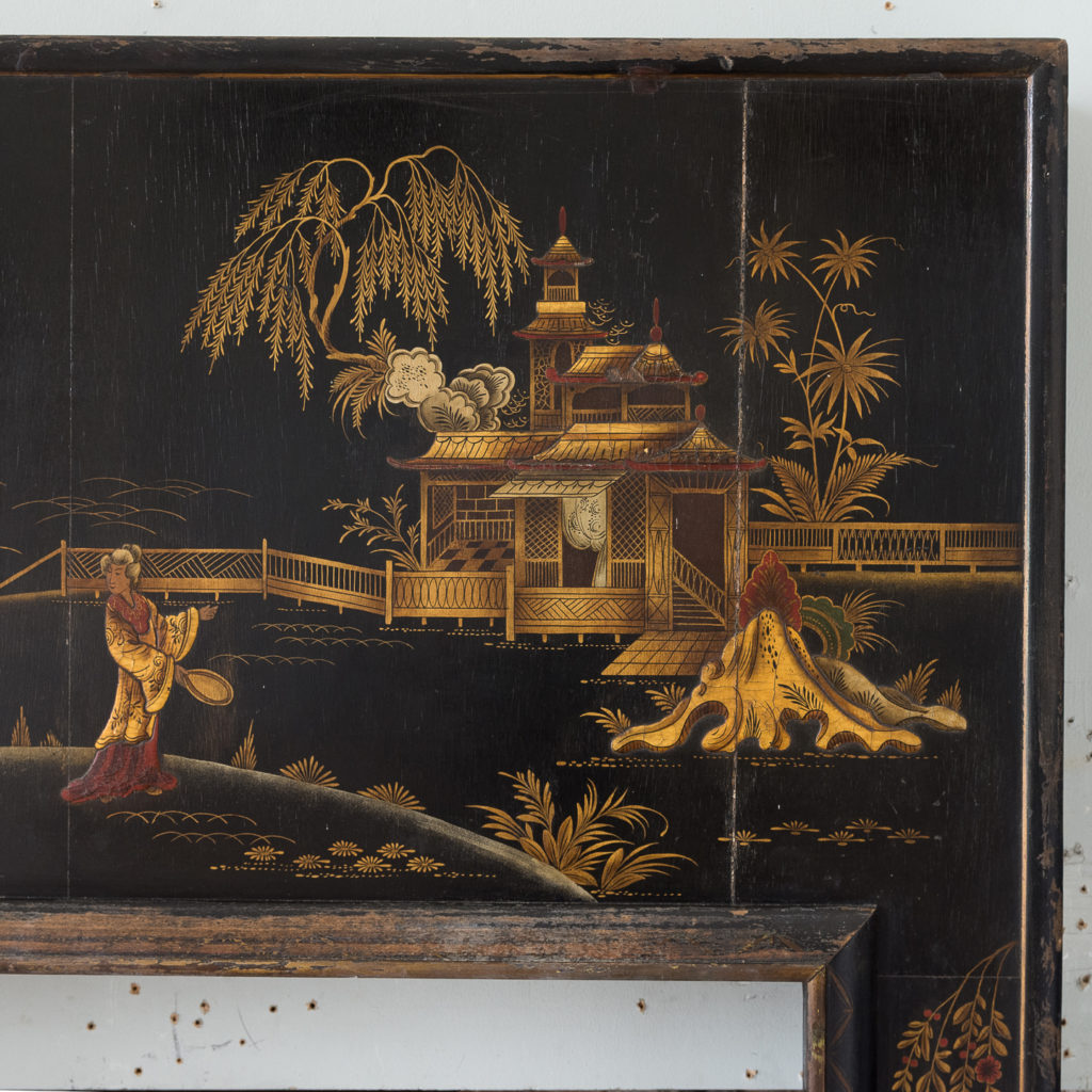 1920s Chinoiserie Revival fire surround, -140058