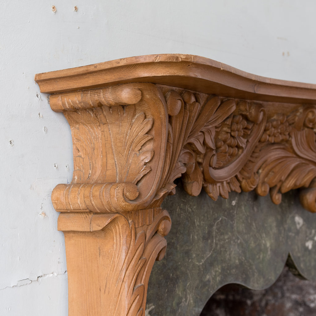 Mid-eighteenth century style Rococo fireplace,-140142