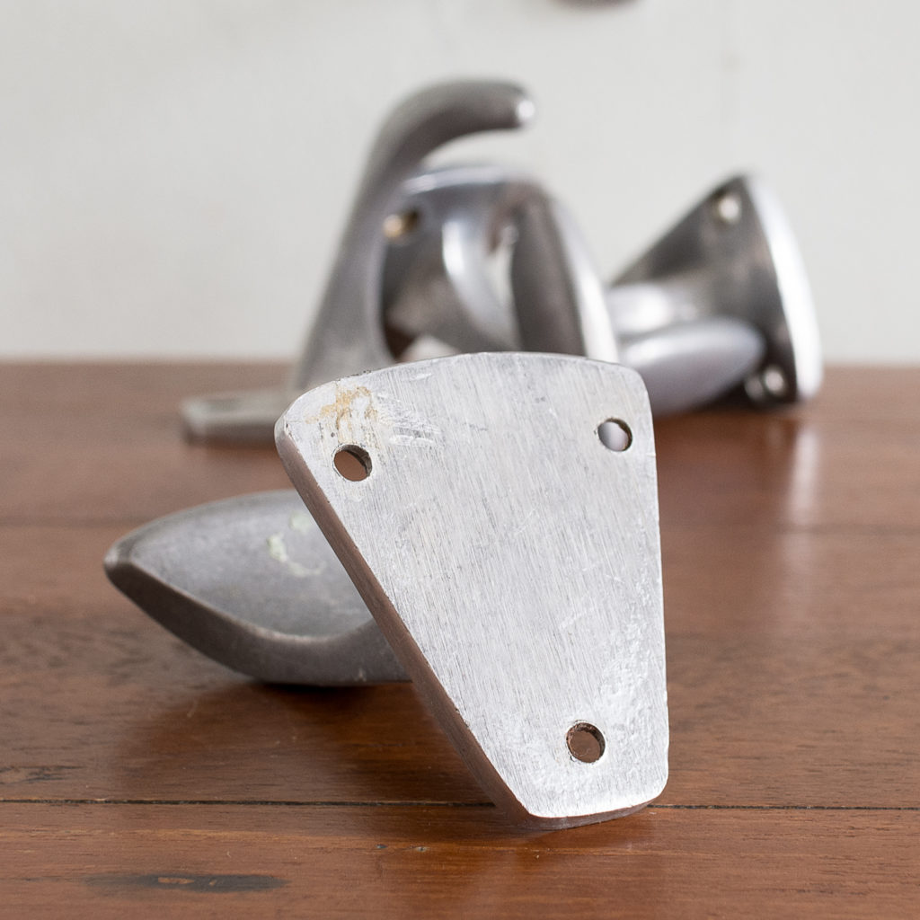 French mid-century cast aluminium coat hooks,-139982
