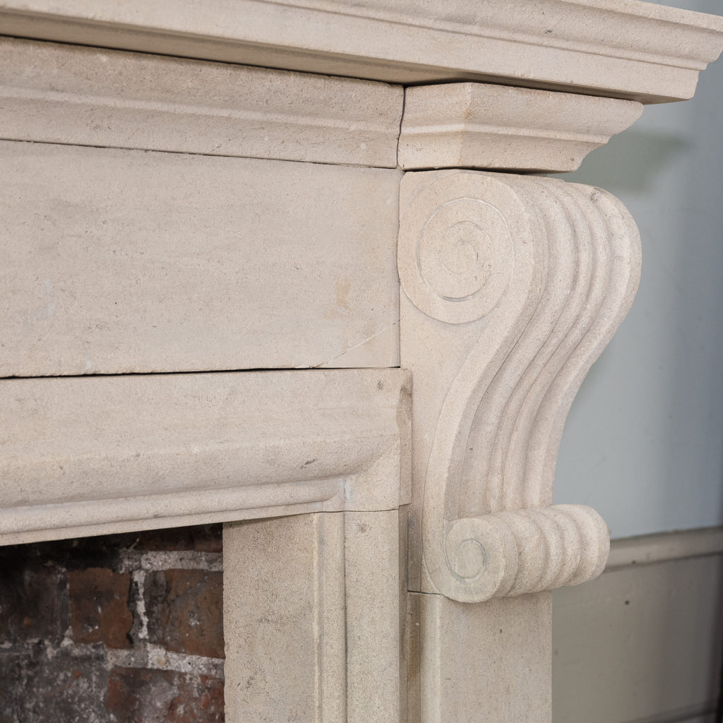 George II style Bathstone fireplace, -140036