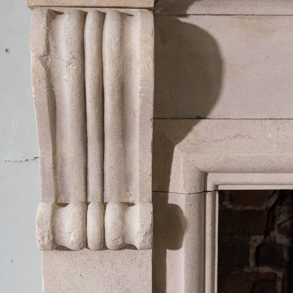 George II style Bathstone fireplace, -140042