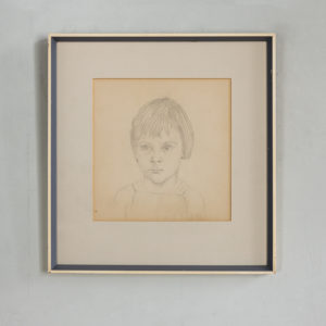 Portrait of a young girl by Sheila Steafel