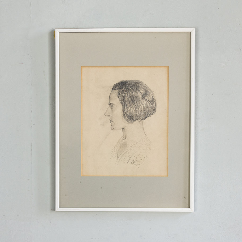 Profile study of a woman by Harold Steafel