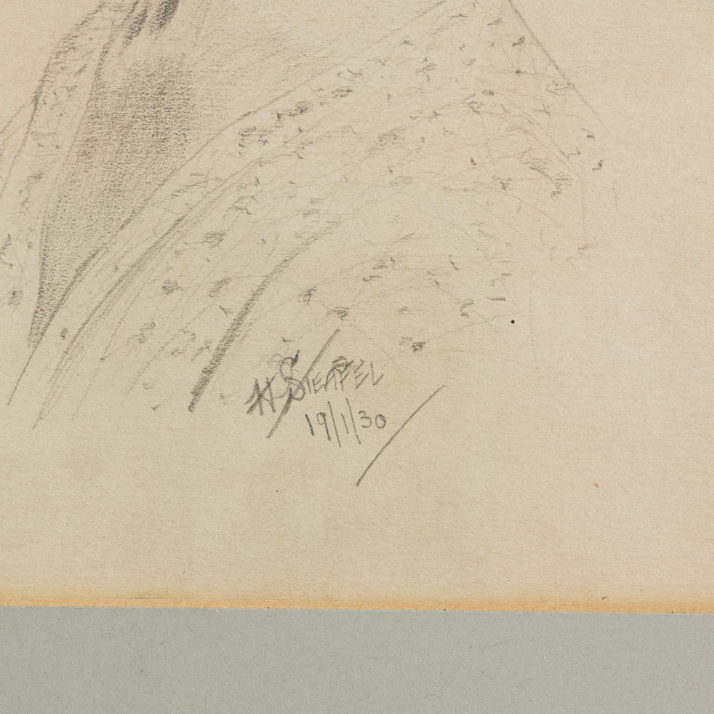 Profile study of a woman by Harold Steafel-140330