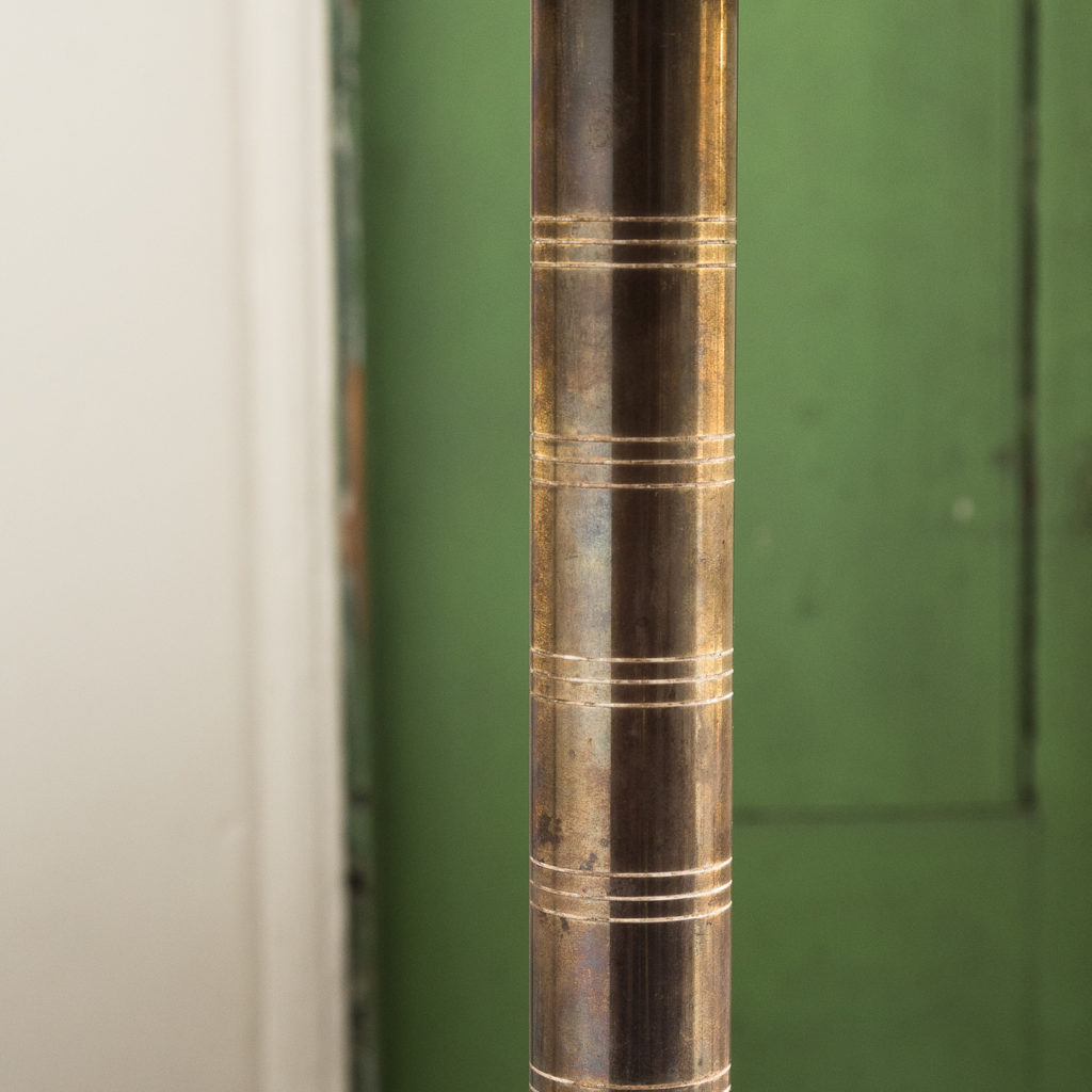 Mid-century brass 'mushroom' lamp,-140643
