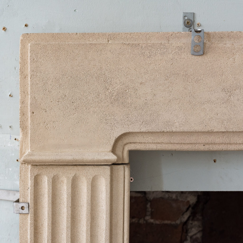 George II Clipsham stone fire surround,-140656