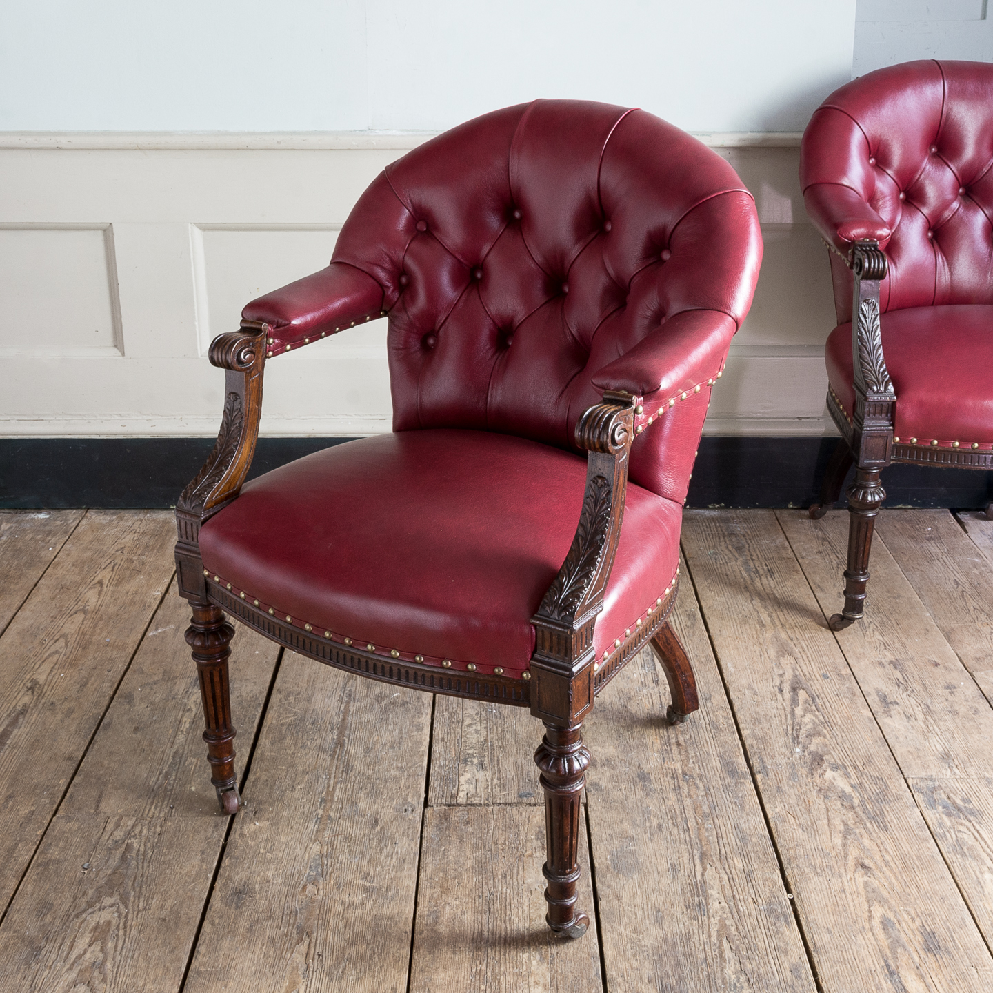 Victorian leather chair store