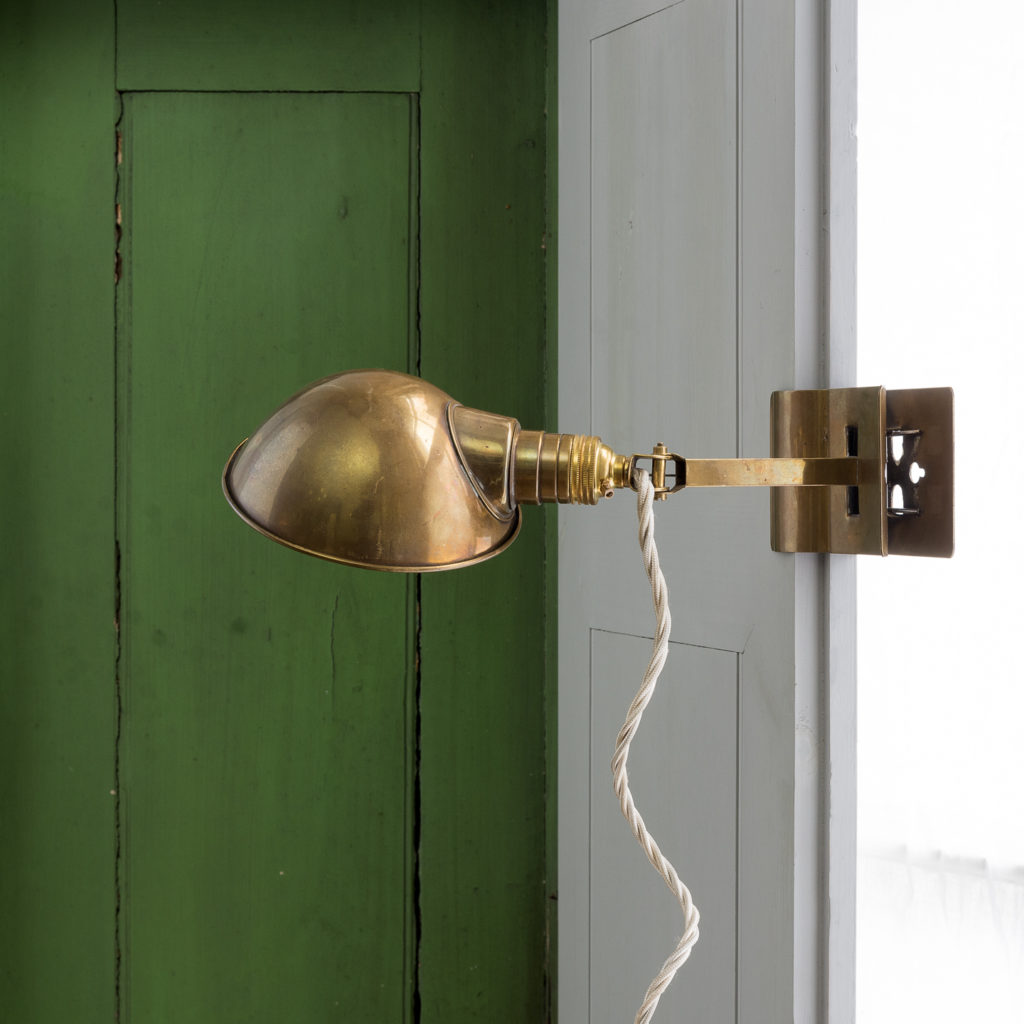 Early twentieth century American brass ‘Adjusto-Lite’