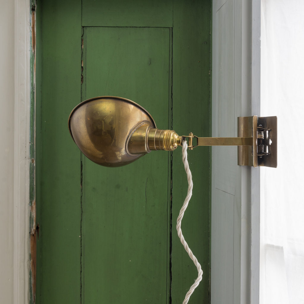 Early twentieth century American brass ‘Adjusto-Lite’