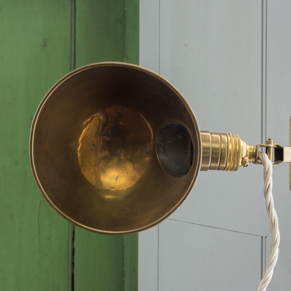 Early twentieth century American brass ‘Adjusto-Lite’