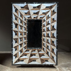 Mosaic framed mirror