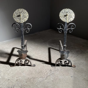 Lorimer andirons