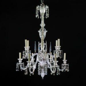 Fine early twentieth century Osler and Faraday chandelier,