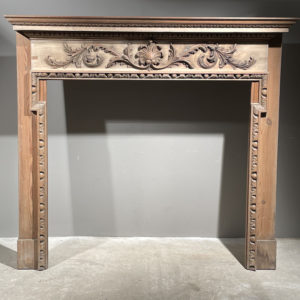 Pine fire surround